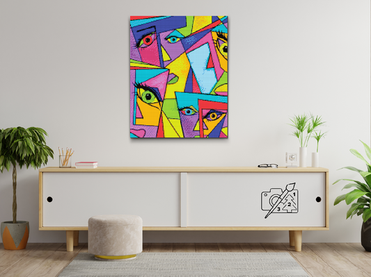 Diamond Painting - Abstrakte Flader 2