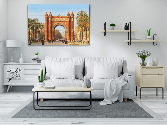 Diamond Painting - Triumfbuen i Barcelona