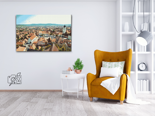 Diamond Painting - Sibiu, Rumænien