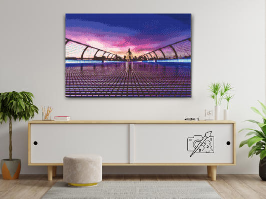Diamond Painting - London ved skumring