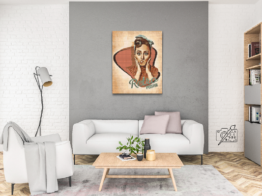 Diamond Painting - Kvinde, retroportræt