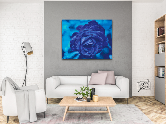 Diamond Painting - Blue Rose