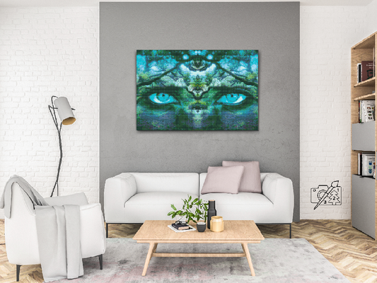 Diamond Painting - Skjult kvinde i skoven