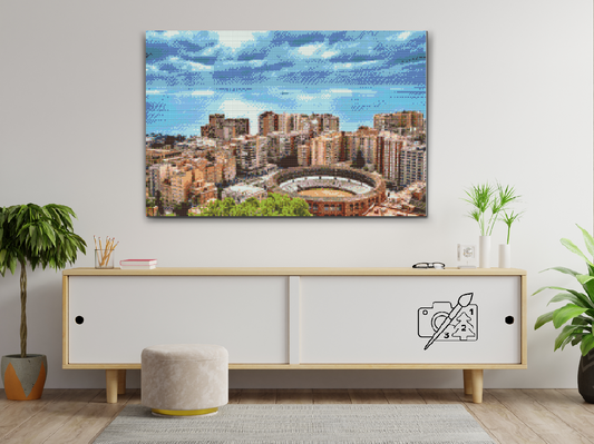 Diamond Painting - Malaga, Spanien
