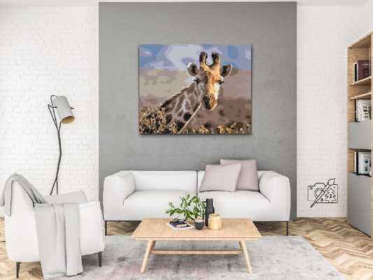 Paint by Numbers - Safari Giraf