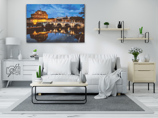 Diamond Painting - Castle Sant Angelo i Rom 2