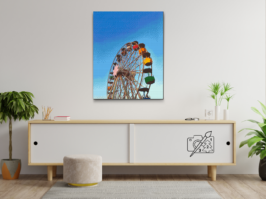 Diamond Painting - Tibidabo Forlystelsespark, Barcelona