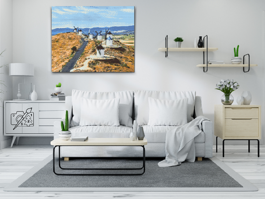 Diamond Painting - Vindmøller, Toledo 2