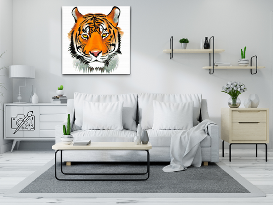 Diamond Painting - Tigerhoved