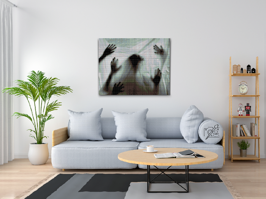 Diamond Painting - Uhyggelig silhuet