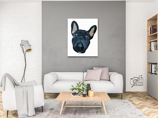 Diamond Painting - Fransk Bulldog 4