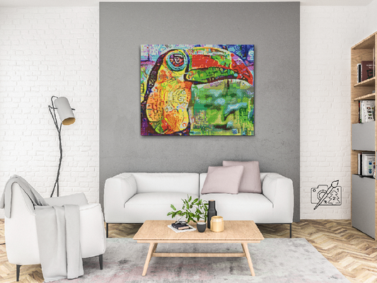 Diamond Painting - Farverig tukan