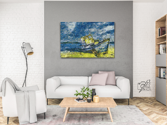 Diamond Painting - Parkeret båd