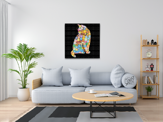 Diamond Painting - Blomsterkat