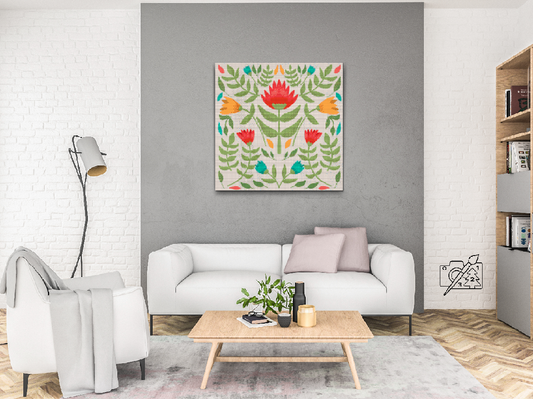 Diamond Painting - Tulipanernes baggrund