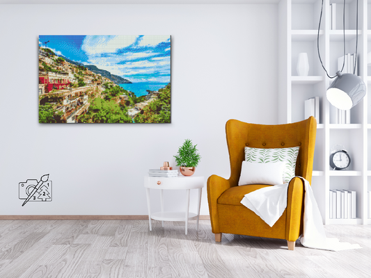 Diamond Painting - Amalfikysten, Italien