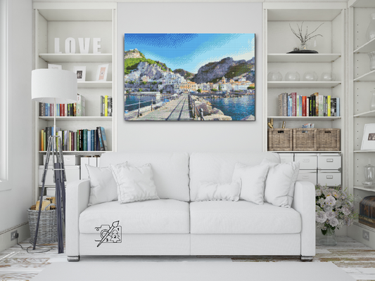 Diamond Painting - Amalfi, Italien
