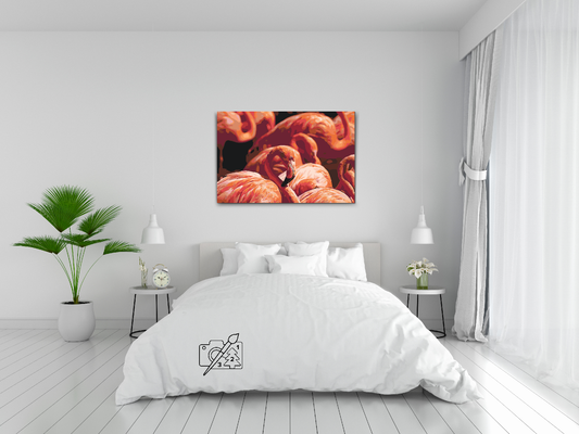 Paint by Numbers - Flamingos 2