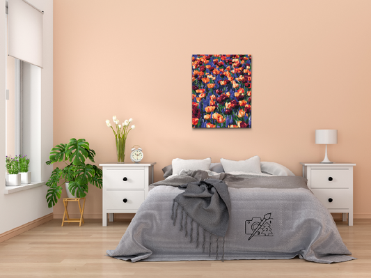 Paint by Numbers - Blomstermark