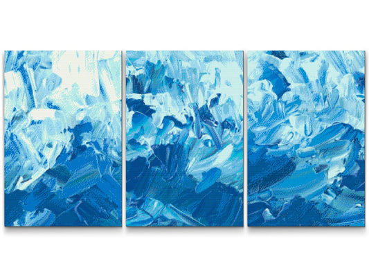 Diamond Painting - Iskrystaller (sæt af 3)