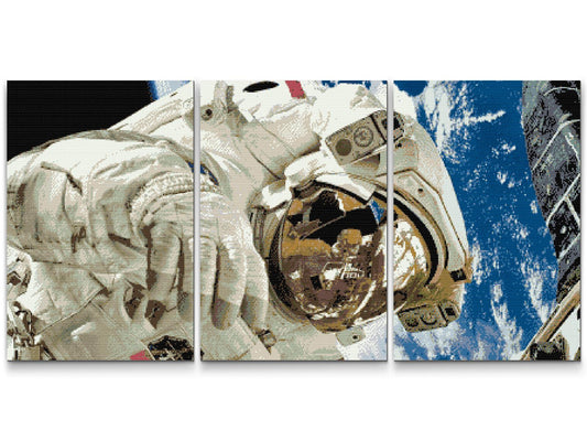 Diamond Painting - Astronaut (sæt af 3)