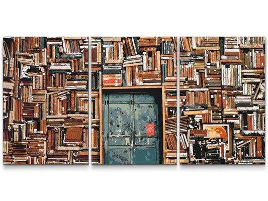 Paint by Numbers - Bibliotek (sæt af 3)