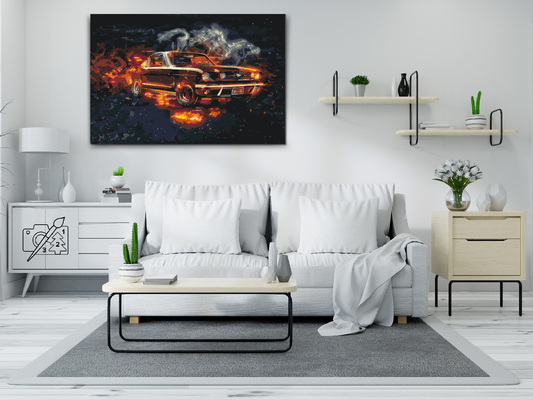 Paint by Numbers - Mustang