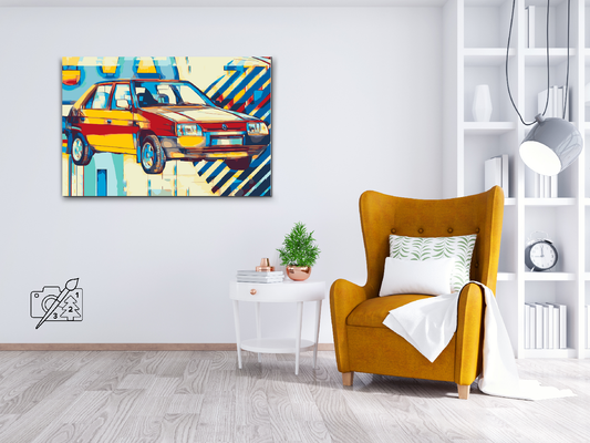 Paint by Numbers - Škoda Favorit