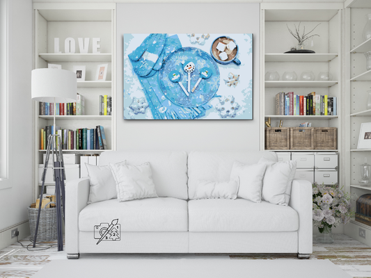 Paint by Numbers - Julebaggrund 3