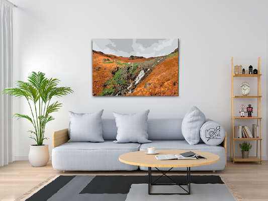 Paint by Numbers - Lake District Cumbria, Storbritannien 2