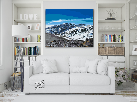 Paint by Numbers - Mount Mulhacen i Sierra Nevada, Spanien