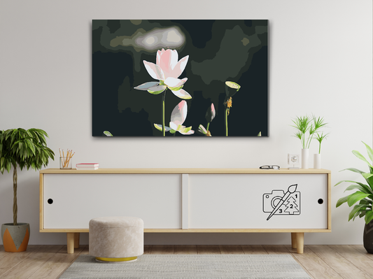 Paint by Numbers - Lotusblomst