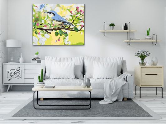 Paint by Numbers - Forårsfugl