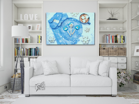Diamond Painting - Julebaggrund 3