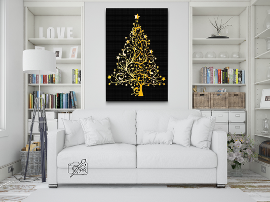 Diamond Painting - Stjernetræ
