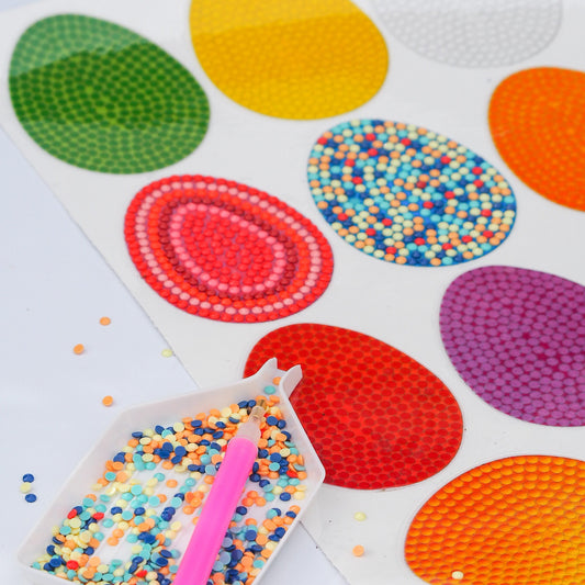 Diamond Painting Sticker - Blinde Æg