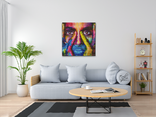 Diamond Painting - Farvet ansigt