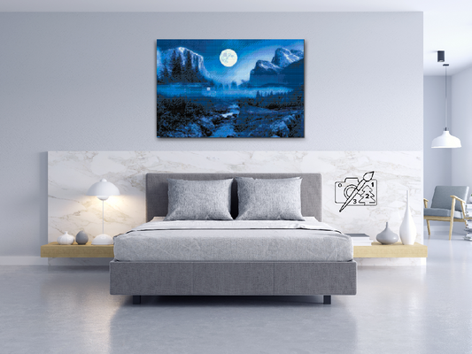 Diamond Painting - Fuldmåne