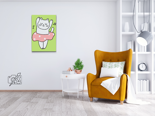Paint by Numbers - Balet Kittie