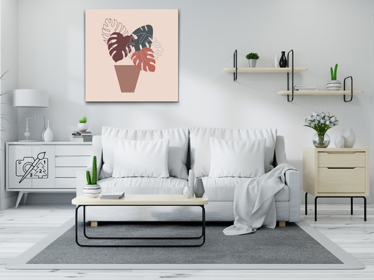 Paint by Numbers - Boho Monstera