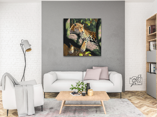 Paint by Numbers - Plettet Leopard