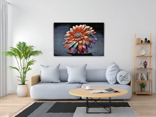 Diamond Painting - Regnbueblomst