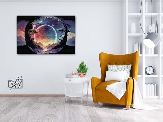 Diamond Painting - En magisk fuldmåne