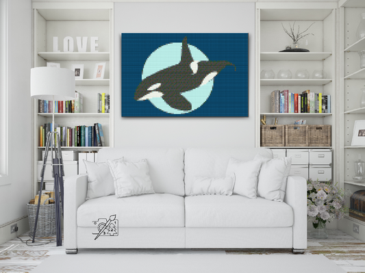 Diamond Painting - Spækhugger i det dybe hav