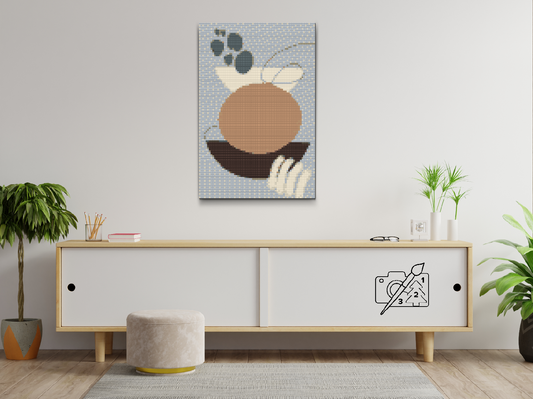 Diamond Painting - Boho abstrakt maleri