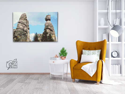 Diamond Painting - Adršpach-klipperne - Borgmester og borgmesterinde