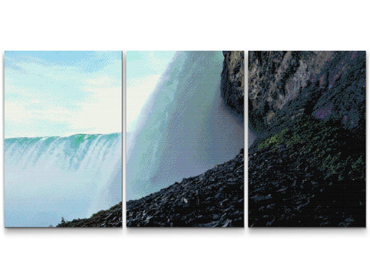 Diamond Painting - Niagara-vandfaldene (sæt af 3)