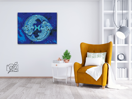 Diamond Painting - Fiskene