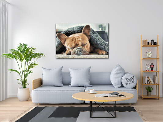 Diamond Painting - Træt Bulldog