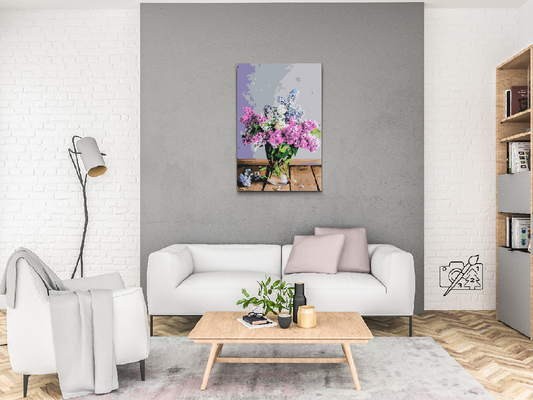 Paint by Numbers - Syrener i en vase